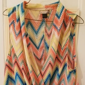 Multi-Colored sleeveless